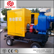 8X6inch Diesel motor conducido Self Primg bomba de tratamiento de aguas residuales de agua